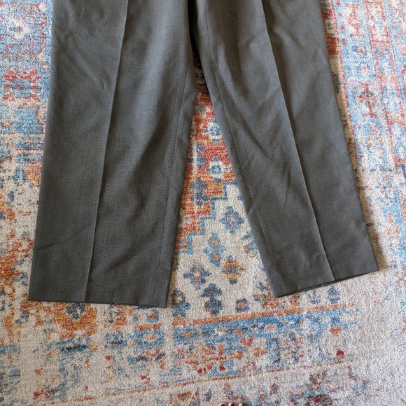 Vtg Christian Dior Monsieur W38/40 L30in Pleated Slacks Dress Pants Glenplaid - Picture 5 of 13